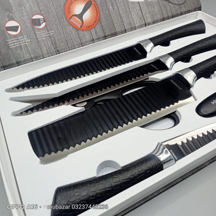 Non Stick Kitchen Knife Set
